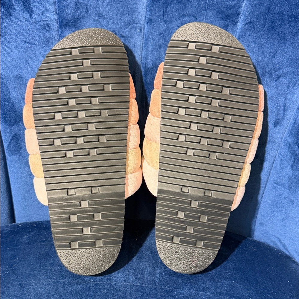 ROAM Shades of Pink Velour Slide Sandals **?Size6-7?** PLEASE READ! - Picture 4 of 5